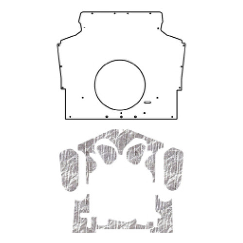 Premium Hood Insulation Pad Heat Shield for 1975-1981 Chevy Camaro F-Body, Ultimate Sound & Heat Insulation