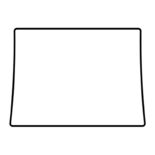 Trunk Floor Mat Cover for 35-36 Chevy 4-D Sedan, Ultra High Def Rubber Smooth, Protects Trunk from Spills, & Debris.