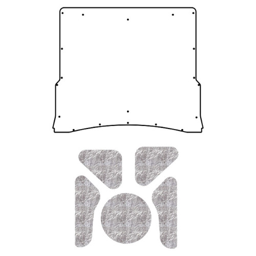 Premium Hood Insulation Pad & Heat Shield for Chevrolet A-Body & El Camino, AcoustiShield ABS Material