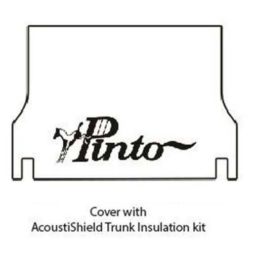 Trunk Floor Mat Cover for 1974-78 Ford Pinto Ultra High Definition Rubber Smooth