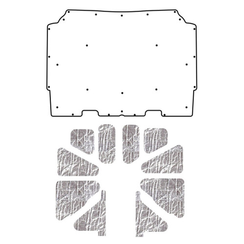 Premium Hood Insulation Pad Heat Shield for 1973-77 Oldsmobile A-Body, ABS & AcoustiShield Materials, US-Made - Reduce Engine
