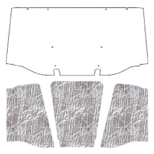 Premium Hood Insulation Pad Heat Shield for Chevrolet Truck - Ultimate Sound & Heat Insulation, ABS, Easy Install