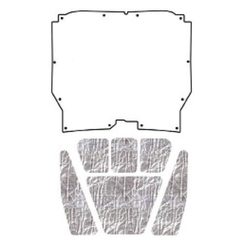 Premium Hood Insulation Pad Heat Shield for Rambler Classic 1965-66 - Ultimate Sound & Heat Insulation, Easy Installation
