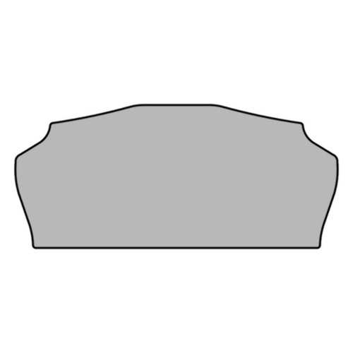 Trunk Floor Mat Cover for 2005-10 Ford Mustang Coupe/Conv, High-Definition Rubber, Protects Trunk from Spills, & Debris.