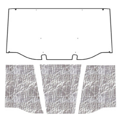 Premium Hood Insulation Pad Heat Shield for 1969-1972 GMC Truck - Ultimate Sound & Heat Insulation, Easy Installation Kit