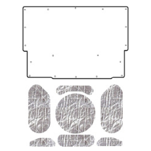 Hood Insulation Pad Heat Shield for Chevrolet A-Body - Ultimate Sound & Heat Insulation, ABS Material, Easy Installation.
