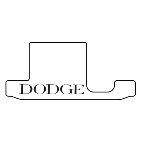 Trunk Floor Mat Cover for 1949-1952 Dodge Coupe/Sedan Rubber