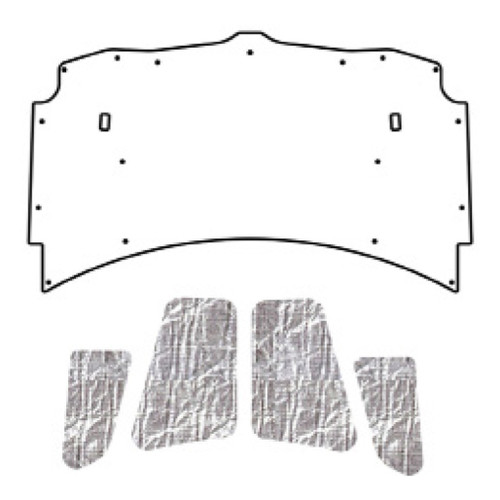 Premium Hood Insulation Pad & Heat Shield for Pontiac F-Body | Ultimate Sound & Heat Insulation, ABS Material, Easy Install
