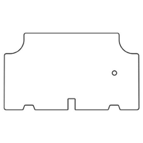 Trunk Floor Mat Cover for 64-65 Chevrolet, High Definition Rubber Smooth, Protects Trunk from Spills, Mud, Snow, and Debris.