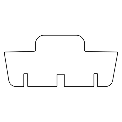 Trunk Floor Mat Cover for Classic AMC Javelin, Ultra High Definition Rubber, Protects Trunk from Spills, Mud, Snow, & Debris.