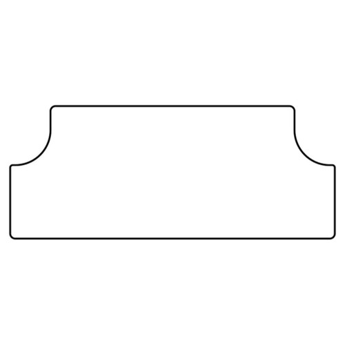 Trunk Floor Mat Cover for Classic Pontiac A-Body, High Definition Rubber, Protects Trunk from Spills, Mud, Snow, and Debris.