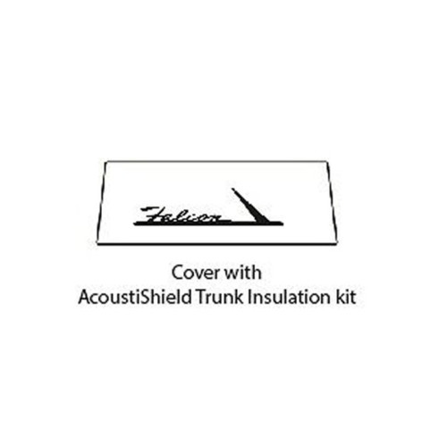 Trunk Floor Mat Cover for Classic Ford Falcon, Ultra High Definition Rubber, Protects Trunk from Spills, Mud, Snow, & Debris.