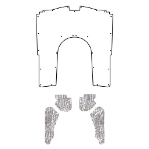 Premium Hood Insulation Pad Heat Shield for 1970-1972 Chevy A-Body & El Camino - Ultimate Sound and Heat Insulation
