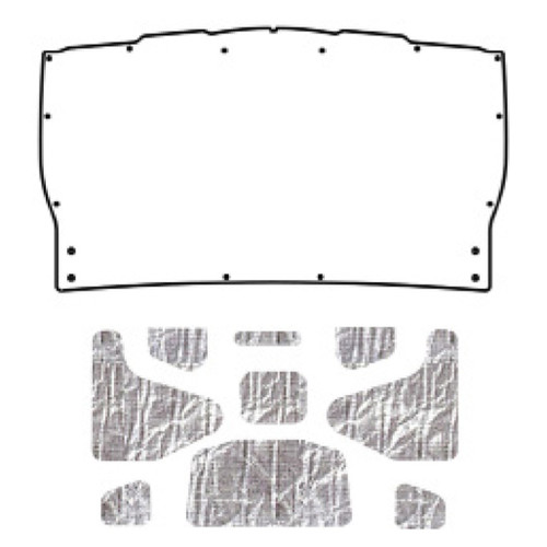 Trunk Lid Insulation Pad Cover for 1966-67 Chevy A-Body Under Trunk Cover Smooth
