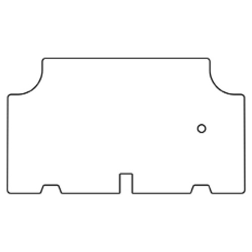 Trunk Floor Mat Cover for 64-67 Pontiac A-Body, High Definition Rubber, Protects Trunk from Spills, Mud, Snow, and Debris.