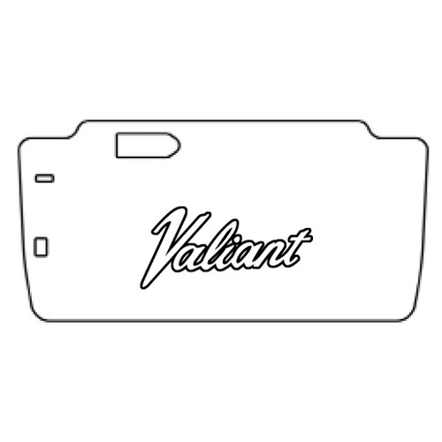 Trunk Rubber Floor Mat Cover for Classic Plymouth Valiant, Ultra High Definition Rubber, Protects Trunk from Spills & Debris.