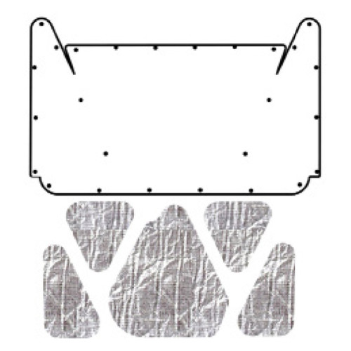 Premium Heat Shield Hood Insulation Pad for 1967 Plymouth GTX - Reduce Engine Noise & Heat, ABS Material, Easy Installation