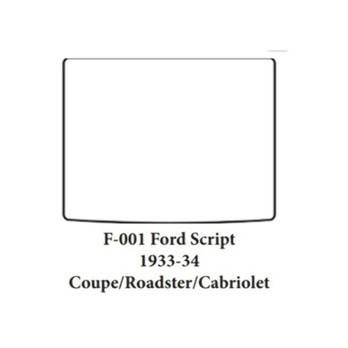 Trunk Floor Mat Cover for Classic Ford Cabriolet, High Definition Rubber, Protects Trunk from Spills, Mud, Snow, and Debris