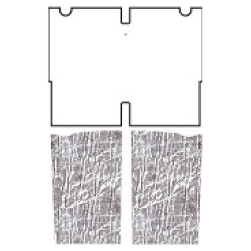 Premium Hood Insulation Pad Heat Shield for 1957 Chevy - Reduce Engine Noise & Heat, Easy Installation Kit Included