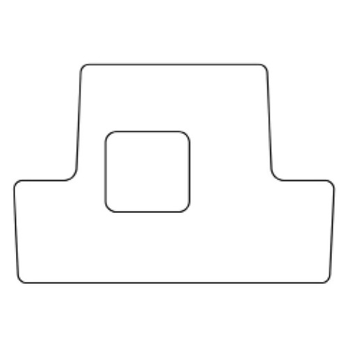 Trunk Floor Mat Cover for Classic Dodge, Plymouth B-Body Car, High Definition Rubber Smooth, Protects Trunk from Spills.