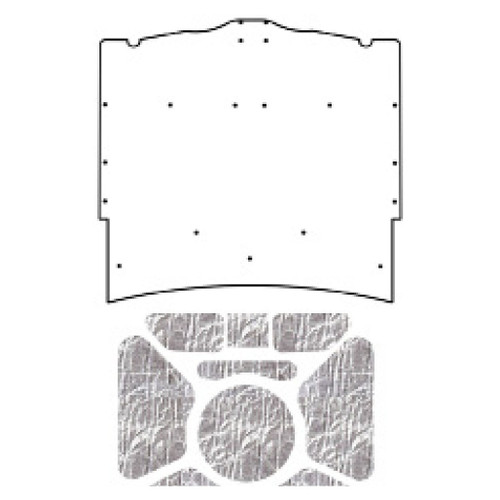 Premium Hood Insulation Pad & Heat Shield for 1965-66 Chevrolet AcoustiHood Kit - Ultimate Sound & Heat Insulation
