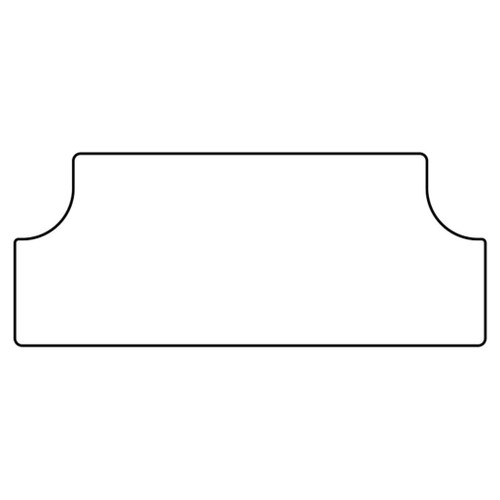 Trunk Floor Mat Cover for 68-72 Chevrolet Rubber High Definition Rubber Smooth