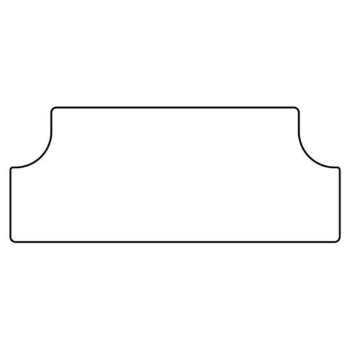 Trunk Floor Mat Cover for 68-72 Chevrolet, High Definition Rubber Smooth, Protects Trunk from Spills, Mud, Snow, and Debris.