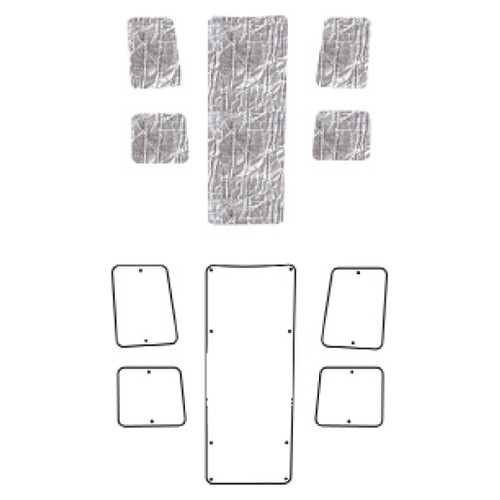 Hood Insulation Pad Heat Shield for Chevrolet Corvette - Ultimate Sound and Heat Insulation, Quality ABS Material
