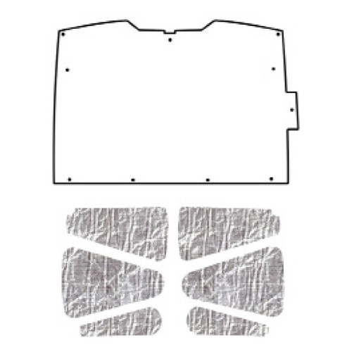 Hood Insulation Pad Heat Shield for Chevrolet S-10/S-15 Trucks - Ultimate Sound & Heat Insulation, Premium ABS Material