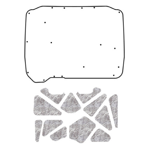 Premium Hood Insulation Pad Heat Shield for Pontiac F-Body 1982-1992, ABS & AcoustiShield Materials, US-Made - Reduce Engine