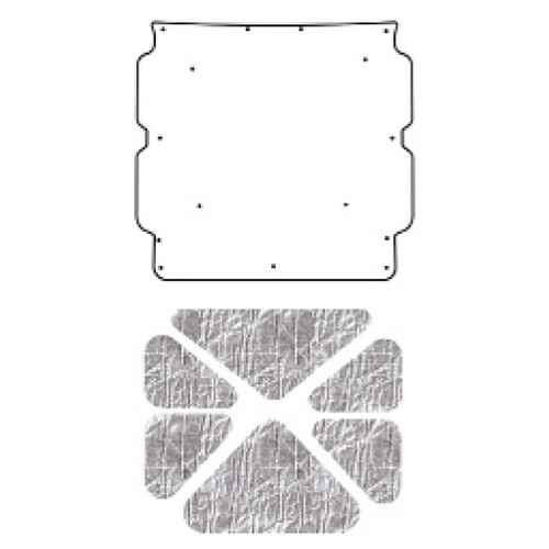 Premium Hood Insulation Pad Heat Shield for 1969 Oldsmobile A-Body - Ultimate Sound & Heat Insulation, ABS Material,