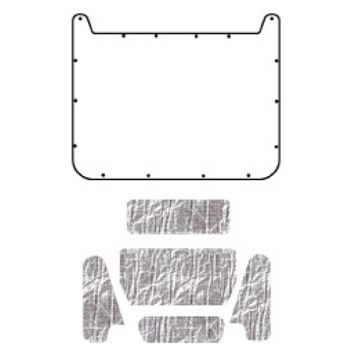 1971 Plymouth GTX Hood Insulation Pad Heat Shield Kit for Noise Reduction & Heat Insulation - ABS Material, Easy Installation