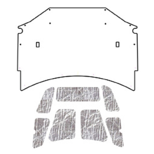 Premium Hood Insulation Pad & Heat Shield Kit for Pontiac F-Body - Reduce Engine Noise & Heat, Easy Installation,