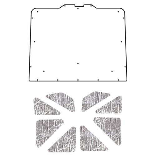 Premium Hood Insulation Pad & Heat Shield for Pontiac A-Body - Ultimate Sound & Heat Insulation, ABS Material, Easy Install