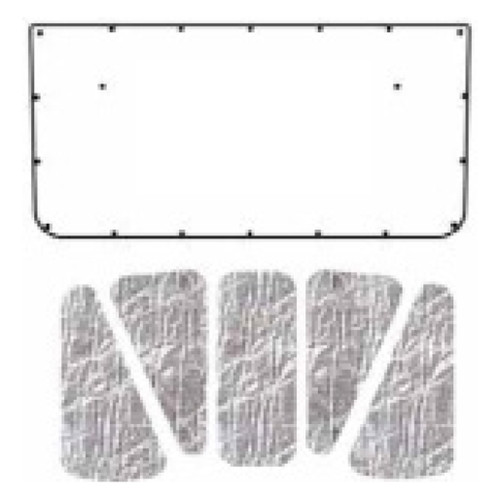 Premium Hood Insulation Pad & Heat Shield for 1965 Dodge Custom 880 - AcoustiShield ABS Material, Easy Install, US Made
