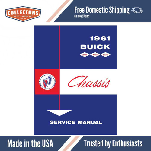 Service Manual for 1961 Buick LeSabre, Invicta, Electra