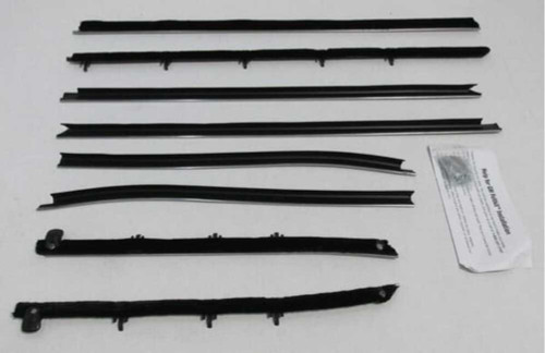 Door Window Belt Weatherstrip for 1968-1968 Chevrolet Chevelle 8 Piece Front