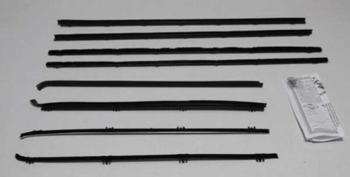 Door Window Belt Weatherstrip for 1964-1964 Chevrolet Chevelle 8 Piece Front