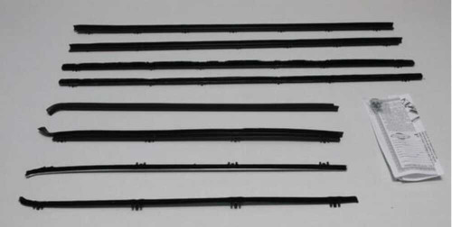 Door Window Belt Weatherstrip for 1964-1964 Chevrolet Chevelle 8 Piece Front