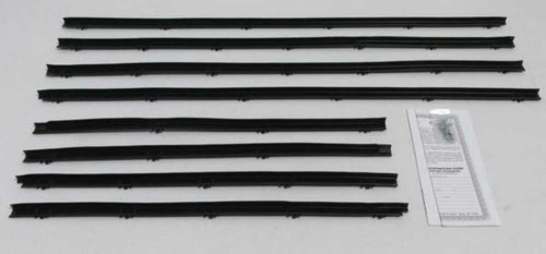Door Window Belt Weatherstrip for 1964-1964 Chevrolet Chevelle 8 Piece Front