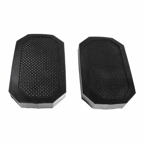 Clutch & Brake Pedal Pads for Universal Applications 2 Piece EDMP Rubber