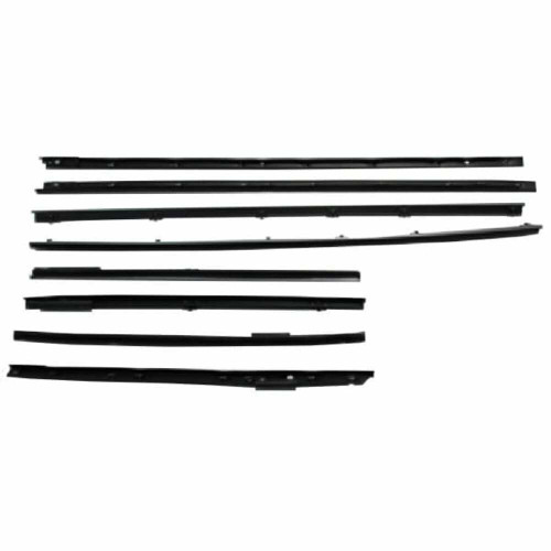 Door Window Belt Weatherstrip for 1964-1964 Pontiac GTO 8Pc. Right and Left