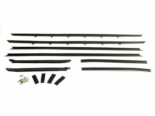 Door Window Belt Weatherstrip for 1968-1969 Chevrolet Camaro 8 Piece 