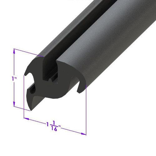 Windshield Gasket for Universal Applications 1 Piece Front Windshield