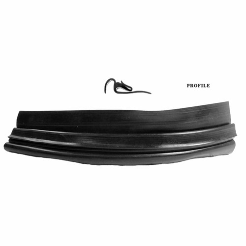 Bumper Seal for 1963-1969 Chevrolet Impala 1 Piece EPDM Rubber LP 109-M