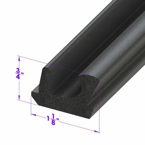 Roof Rail Seal for Universal Applications 1 Piece Front EDMP Rubber LP 110-MC