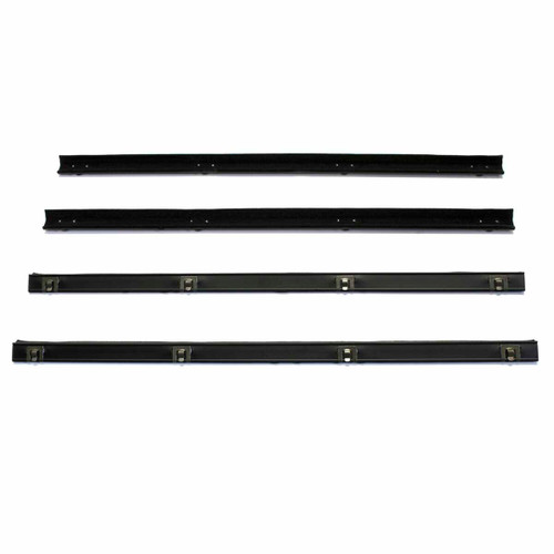 Door Window Belt Weatherstrip for 1971-1979 Dodge B100 Van 4Pc. Right and Left