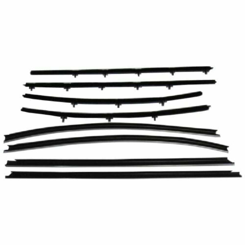 Door Window Belt Weatherstrip for 1968-1968 Buick Skylark 8Pc. Right and Left