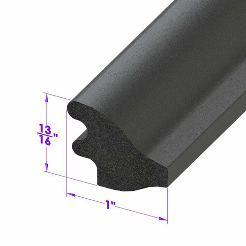Hatchback Seal for Universal Applications 1 Piece EDMP Rubber LP 46-C