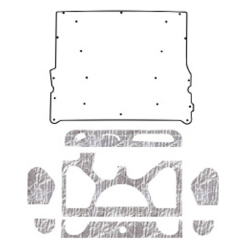 Premium Hood Insulation Pad & Heat Shield for 76-77 Chevrolet A-Body & El Camino - Ultimate Sound & Heat Insulation Kit